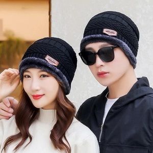 Winter Beanie Hat Scarf Sets For Men and Women